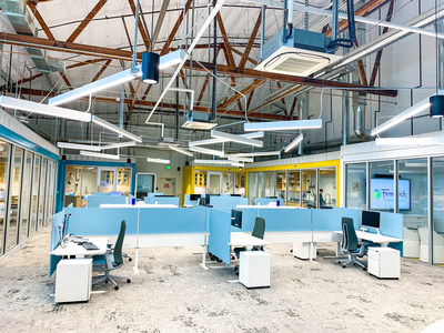 Interior view of Firmenichs newly designed West Coast Innovation Center in Anaheim, CA, which offers closer collaboration with customers.