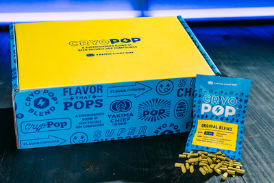 Global hop supplier Yakima Chief Hops has officially launched their newest product C Cryo Pop™ Original Blend. Using cutting-edge lab analysis to study previously undetectable aromatic components of a hop, they have engineered a supercharged pellet blend of beer soluble compounds to deliver massive tropical, stone fruit, and citrus aromas in finished beers. Visit cryopopblend.com for more information.