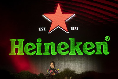 DJ, producer and singer Nina Kraviz performed at the Heineken® Greener Bar in Milan on Friday night to celebrate the start of the weekends racing action at the Formula 1 Heineken Gran Premio dItalia 2021