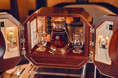 The Emerald Isle (pictured) by The Craft Irish Whiskey Co. was released in collaboration with Faberg and included the worlds first Celtic Egg. The rare whiskey has achieved the maximum score possible to win Platinum at the prestigious ADesign Awards.