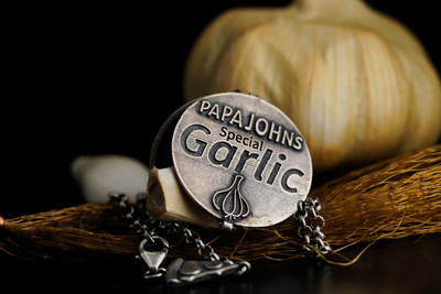 Papa Johns has launched its first-ever piece of jewellery C the Stranger Bling necklace C inspired by its iconic Special Garlic Dipping Sauce