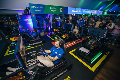 The global final of Player 0.0 sim racing competition, hosted at the Heineken Experience on December 06, 2023 in Amsterdam